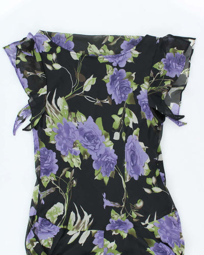 Vintage 90s Jessica Floral Flowy Dress - L