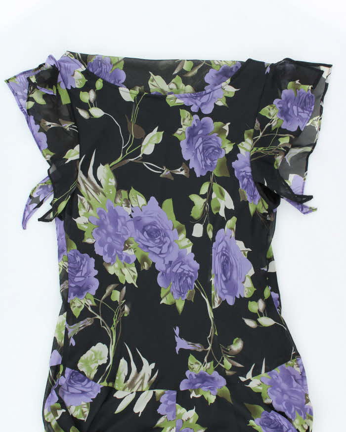 Vintage 90s Jessica Floral Flowy Dress - L