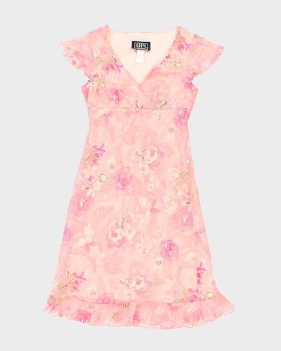 Vintage 90s City Triangles Floral Dress - S