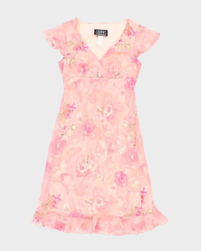 Vintage 90s City Triangles Floral Dress - S