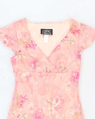 Vintage 90s City Triangles Floral Dress - S