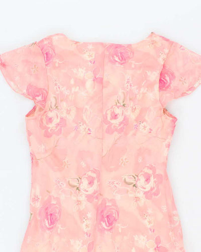 Vintage 90s City Triangles Floral Dress - S