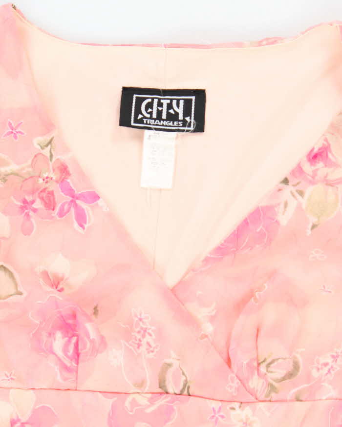 Vintage 90s City Triangles Floral Dress - S