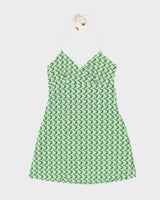 Vintage Y2k 00s Ann Taylor Halter Neck Dress - XS