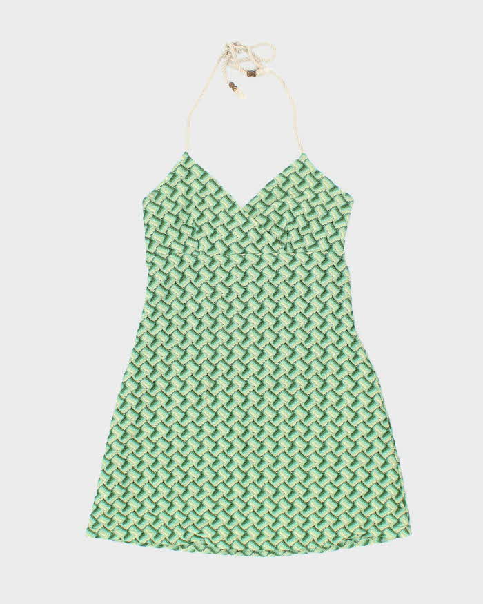 Vintage Y2k 00s Ann Taylor Halter Neck Dress - XS