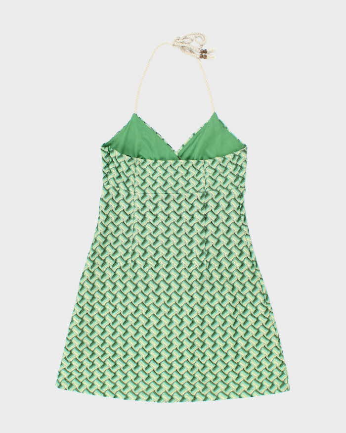 Vintage Y2k 00s Ann Taylor Halter Neck Dress - XS