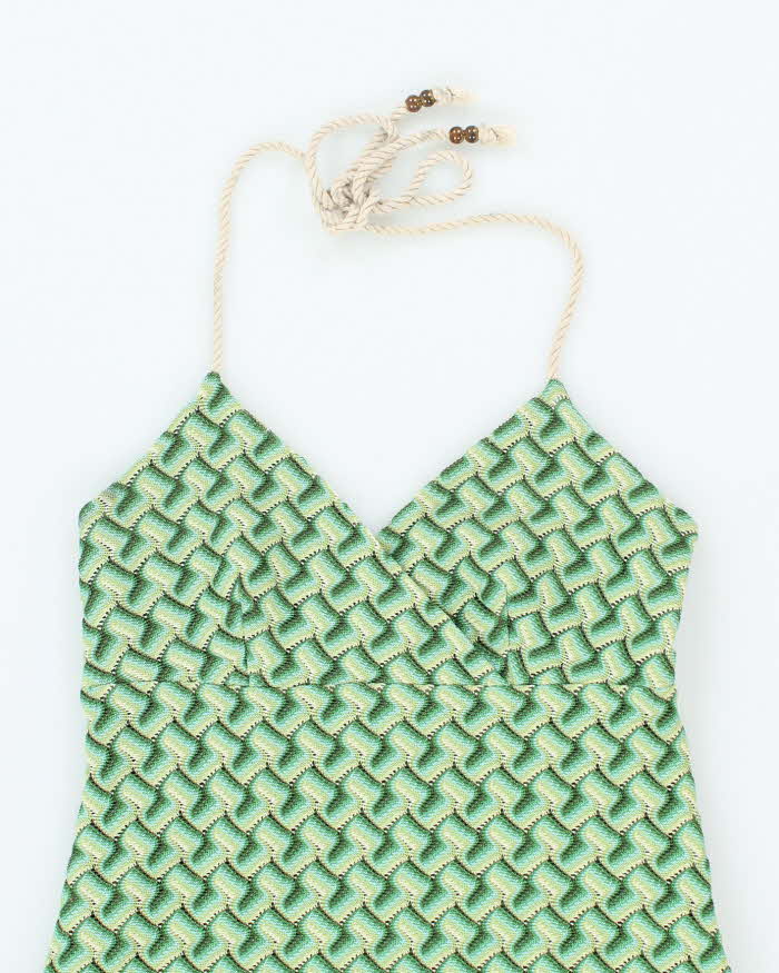 Vintage Y2k 00s Ann Taylor Halter Neck Dress - XS