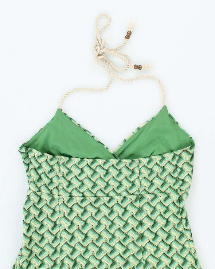 Vintage Y2k 00s Ann Taylor Halter Neck Dress - XS