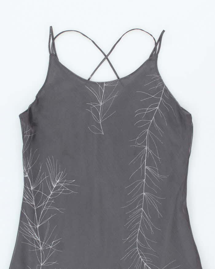 Vintage 90s Sabella Grey Dress - S