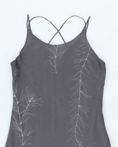 Vintage 90s Sabella Grey Dress - S