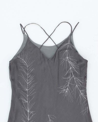 Vintage 90s Sabella Grey Dress - S