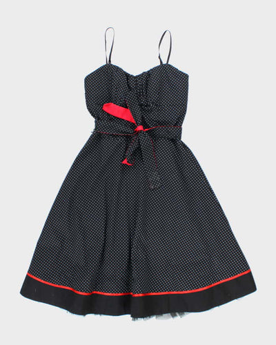 Vintage 00s Ruby Rox Polka Dot Dress - XS