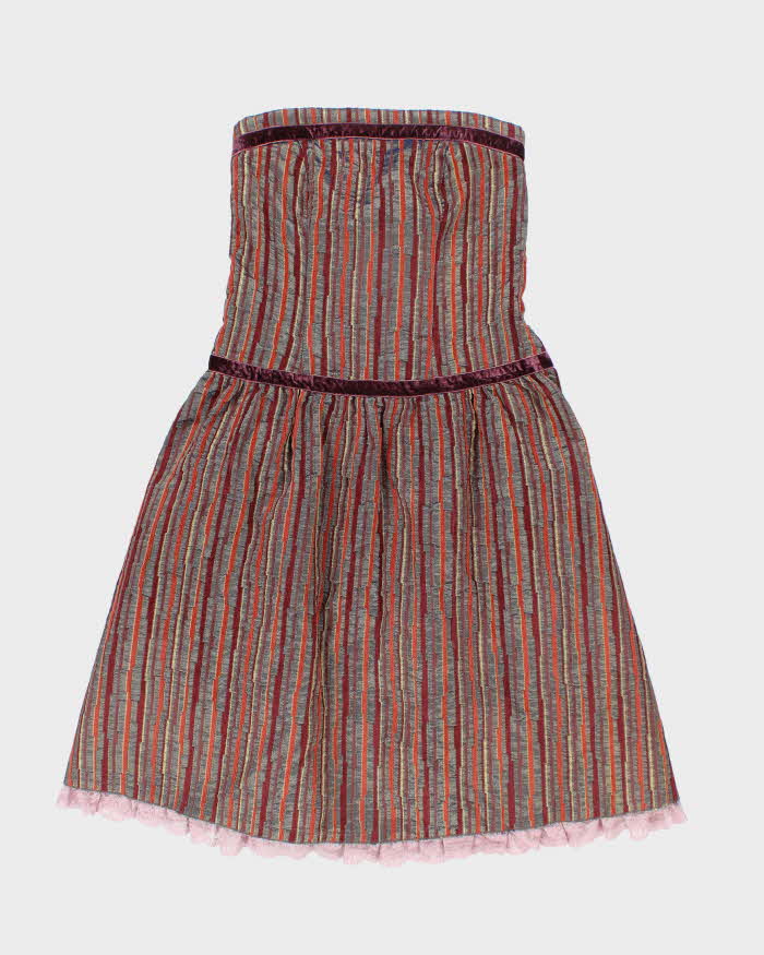 Vintage 00s Noi & Voi Velvet Dress - S