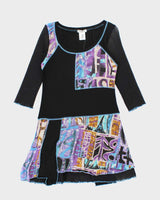 Vintage Y2k 00s Dzhavael Patchwork Dress - M