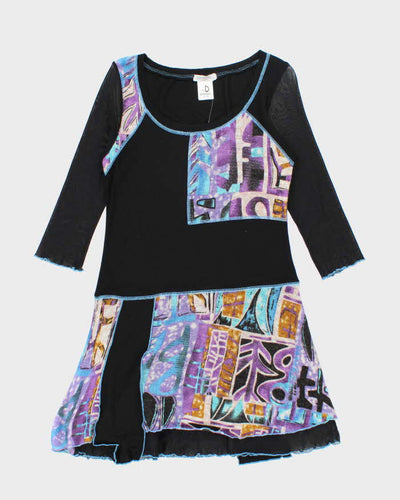 Vintage Y2k 00s Dzhavael Patchwork Dress - M