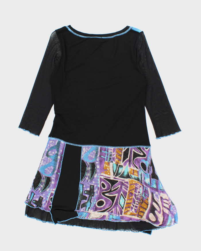 Vintage Y2k 00s Dzhavael Patchwork Dress - M