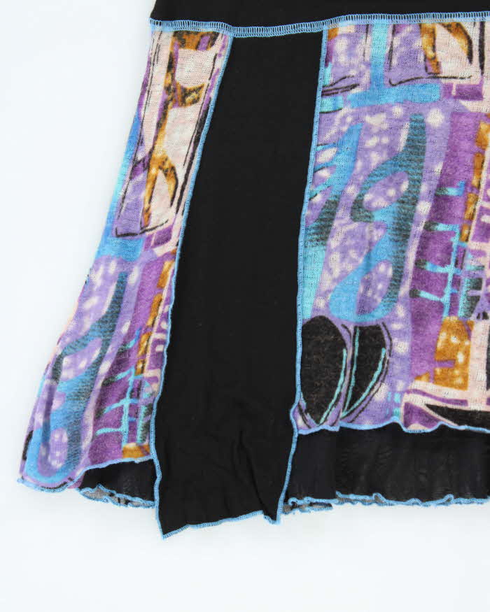 Vintage Y2k 00s Dzhavael Patchwork Dress - M