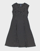 Vintage 00s Chaps Polka Dot Dress - M