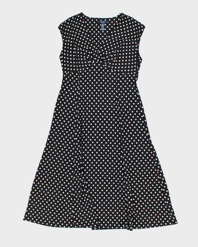Vintage 00s Chaps Polka Dot Dress - M