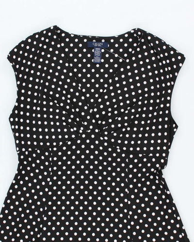 Vintage 00s Chaps Polka Dot Dress - M