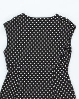 Vintage 00s Chaps Polka Dot Dress - M