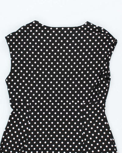 Vintage 00s Chaps Polka Dot Dress - M