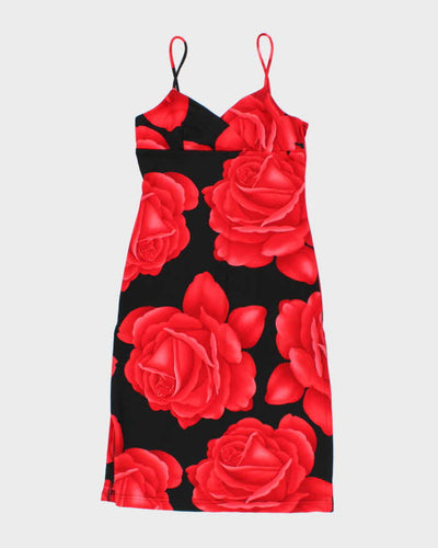 Vintage 90s La Belle Floral Dress - S