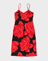 Vintage 90s La Belle Floral Dress - S