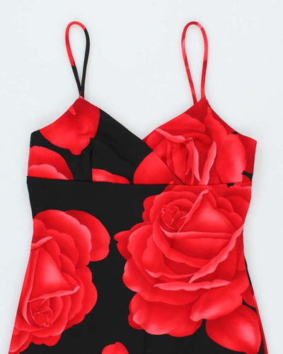 Vintage 90s La Belle Floral Dress - S