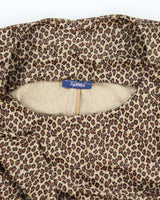 Vintage 90s Reitmans Velvet Leopard Print Dress - M