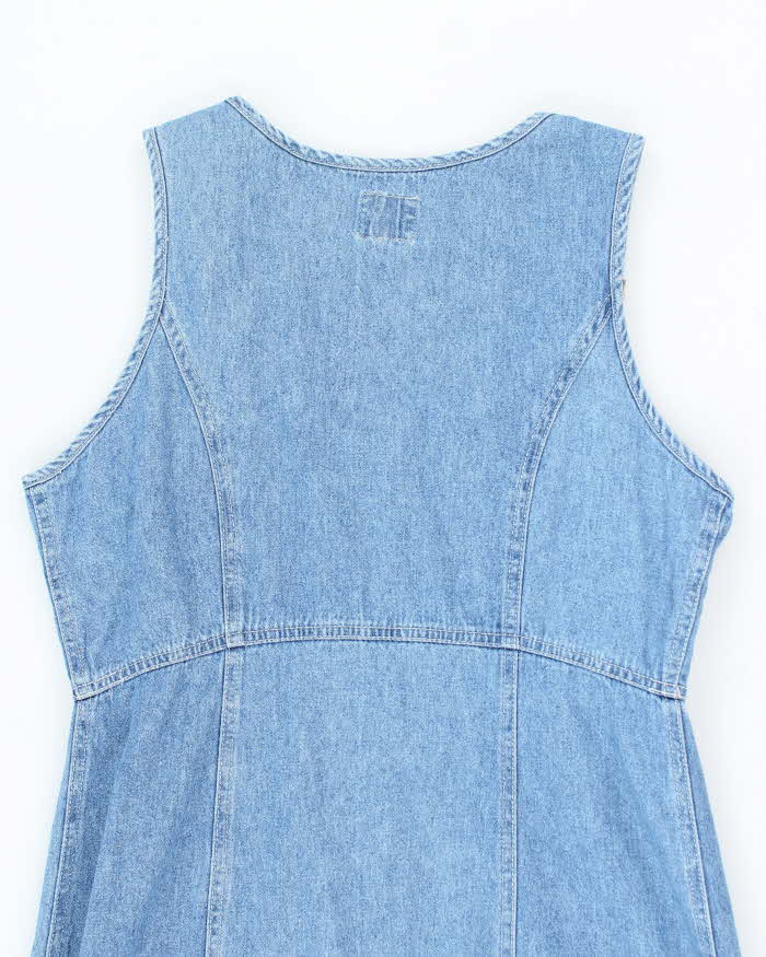 Vintage 90s Candy Jeans Dungaree Denim Dress - M