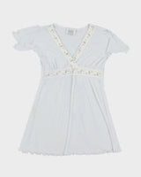 Vintage Y2k 00s Cover Me Beaded Sheer Dress - M
