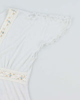 Vintage Y2k 00s Cover Me Beaded Sheer Dress - M