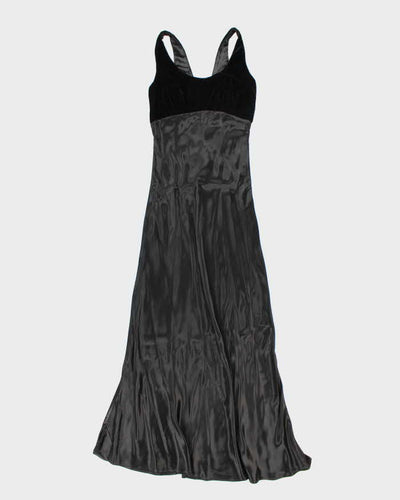 Vintage 90s Rue St. Paul Lace-up Maxi Dress - S