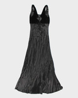 Vintage 90s Rue St. Paul Lace-up Maxi Dress - S
