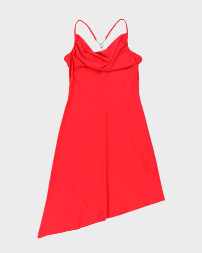 Vintage Y2k 00s M Collection Cowl Neck Dress - S