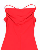 Vintage Y2k 00s M Collection Cowl Neck Dress - S