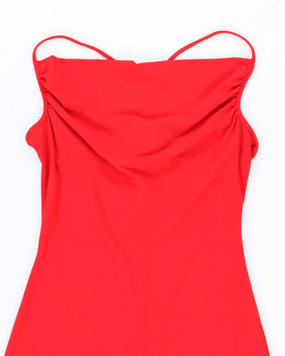 Vintage Y2k 00s M Collection Cowl Neck Dress - S