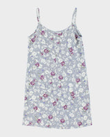 Vintage 90s Linen Pattern Mini Dress - M