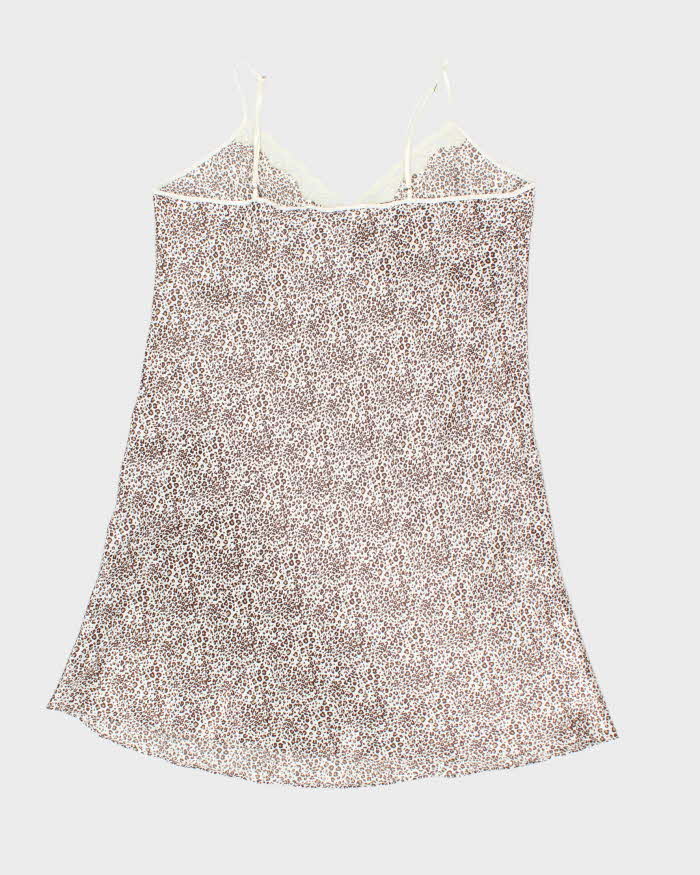 Vintage Y2k 00s Jessica Leopard Print Slip Dress - XL