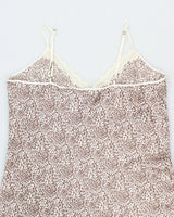 Vintage Y2k 00s Jessica Leopard Print Slip Dress - XL
