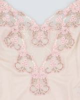 Vintage 90s Sheer Lace Slip Dress - S
