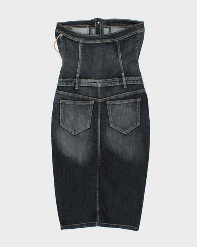 Deadstock Vintage Y2k 00s Seductions Denim Dress - XS