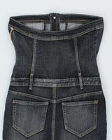 Deadstock Vintage Y2k 00s Seductions Denim Dress - XS