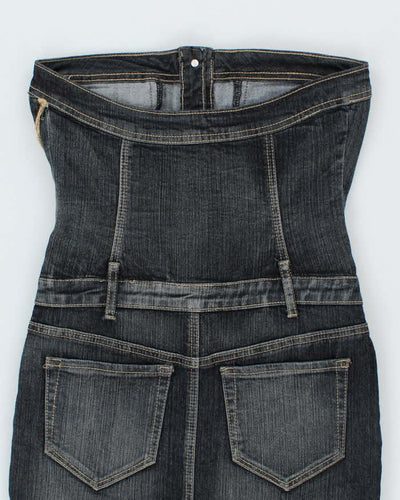 Deadstock Vintage Y2k 00s Seductions Denim Dress - XS