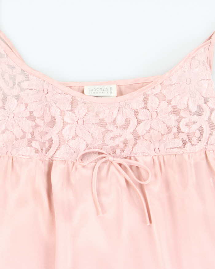 Vintage 90s La Senza Satin Slip Dress - M