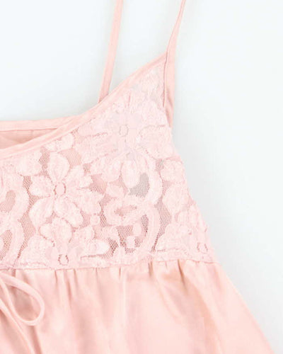 Vintage 90s La Senza Satin Slip Dress - M