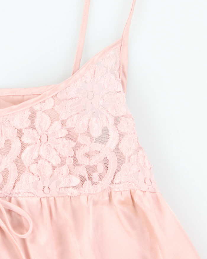 Vintage 90s La Senza Satin Slip Dress - M