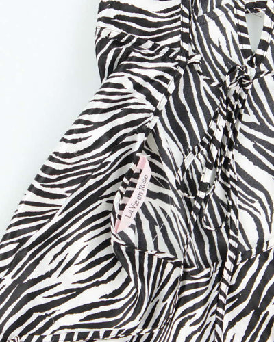 Vintage Y2k 00s La Vie En Rose Backless Slip Dress - S