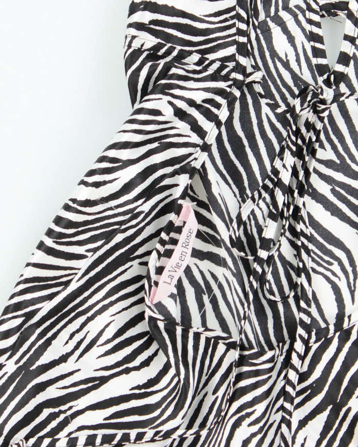 Vintage Y2k 00s La Vie En Rose Backless Slip Dress - S